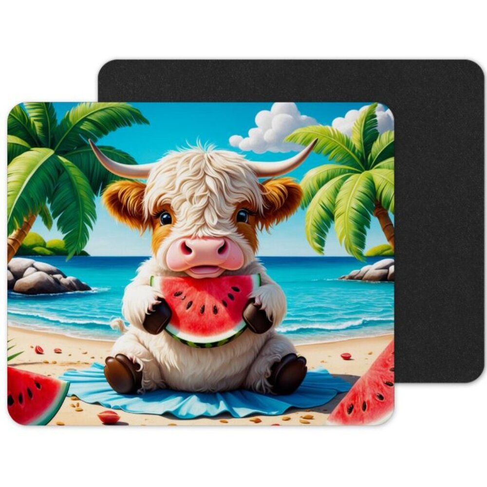 Highland Watermelon Mouse Pad, Computer Mouse Pad, Watermelon Mouse‎ Pad